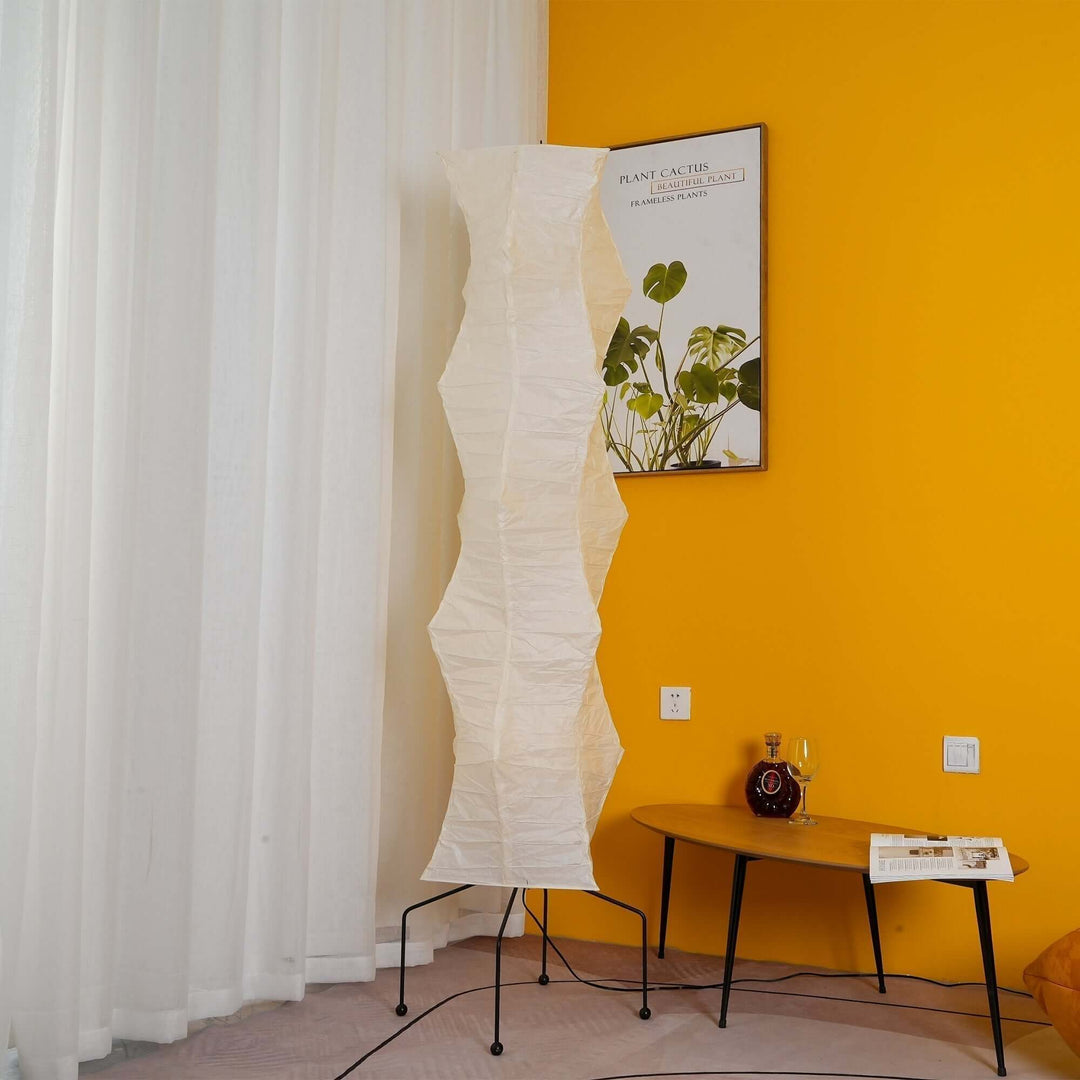 Lampadaire En Papier De Riz