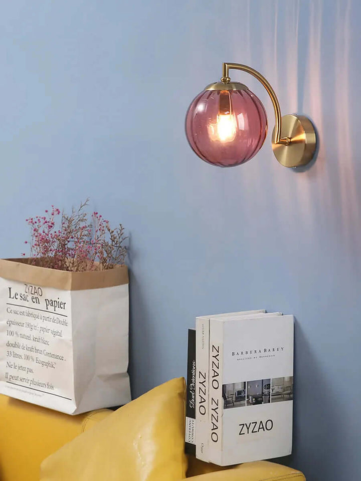Elegant LED glasvæglampe – stilfuld indendørs belysning