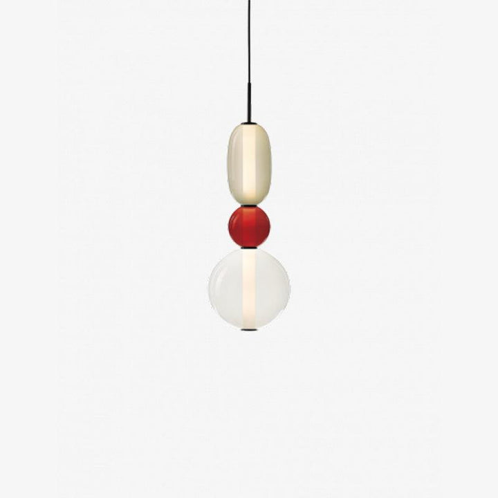 Lampe Pendante En Verre Confit