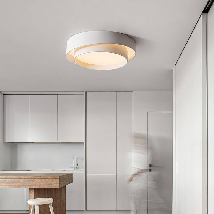 Moderne LED loftslampe i stuen