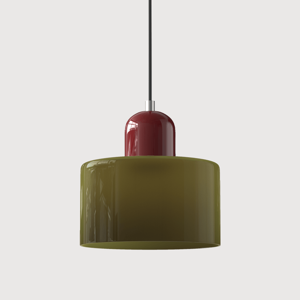 Moderni lasinen Bauhaus-tyylinen riippuvalaisin