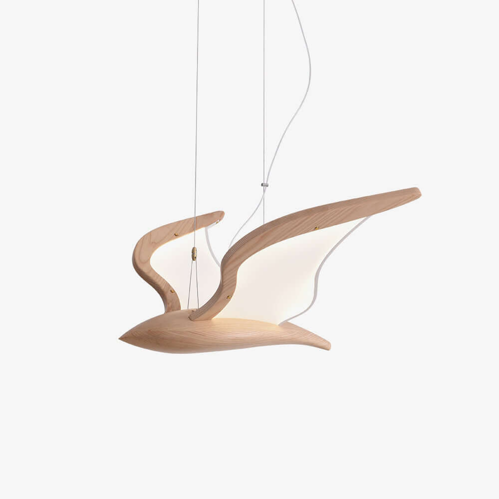 Moderne fugle-inspirerede pendellampe, LED-belysning