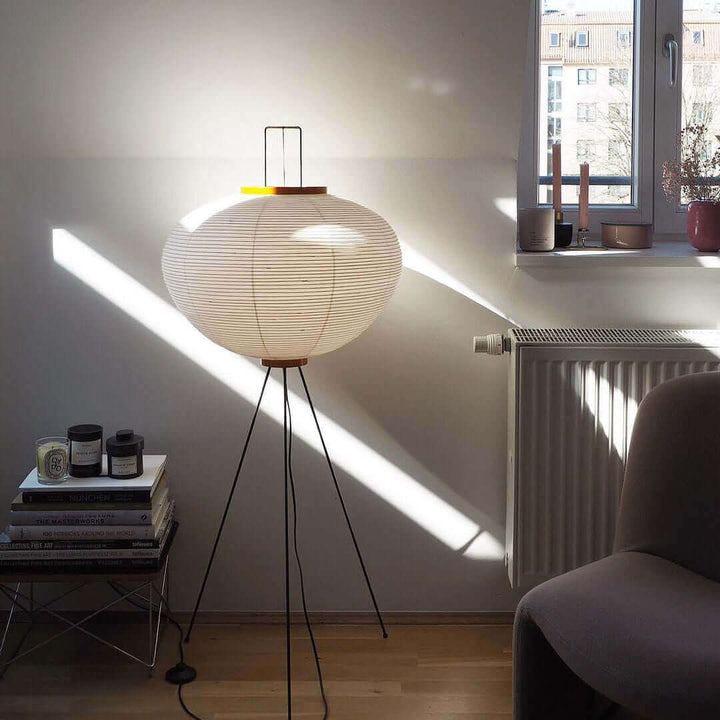 Lampadaire En Papier De Riz