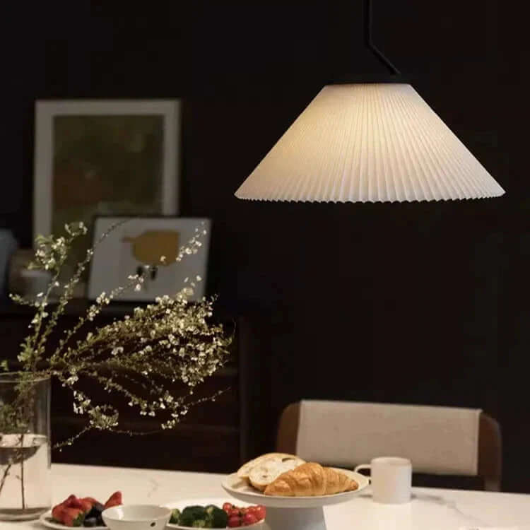 Nordisk Rynket Creme Pendel Lampe