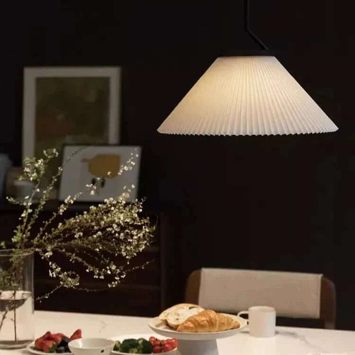 Nordisk Rynket Creme Pendel Lampe
