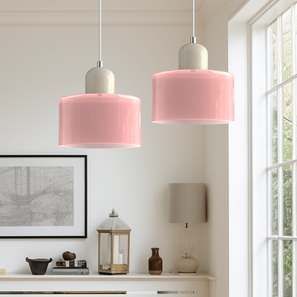 Moderni lasinen Bauhaus-tyylinen riippuvalaisin