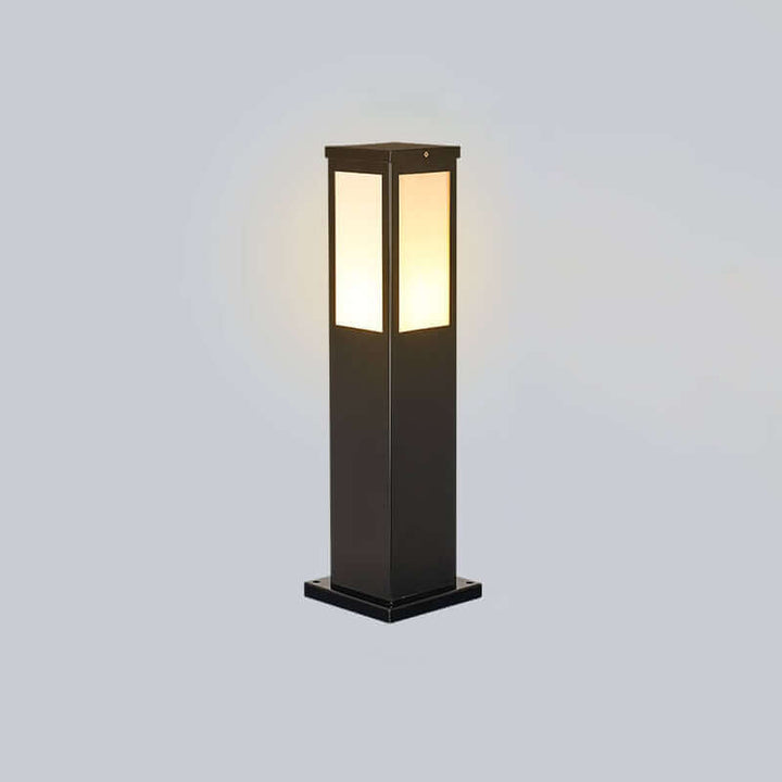 Moderne solcellelampe til udendørs brug