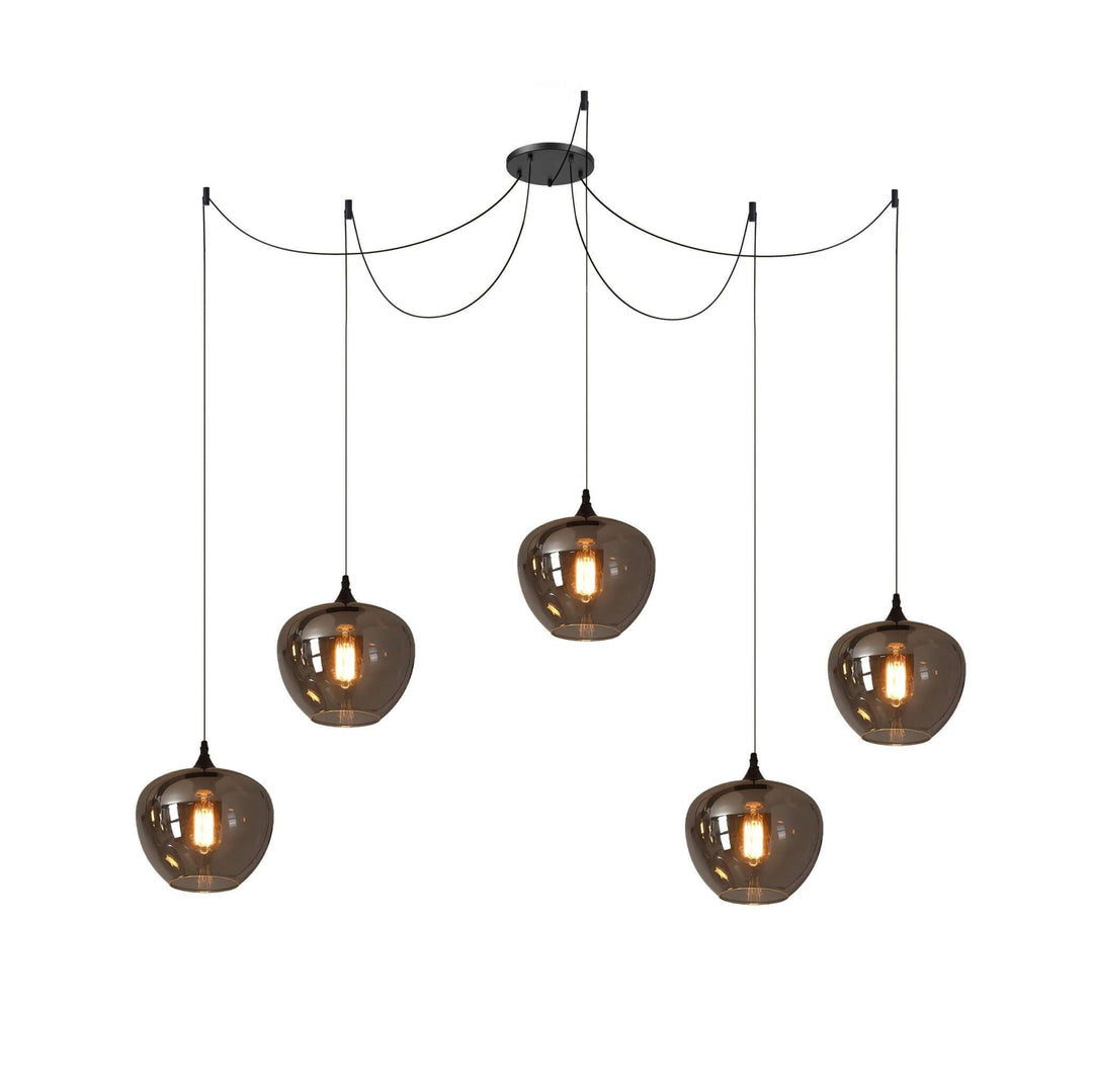 Moderne Glasflaske Pendellampe