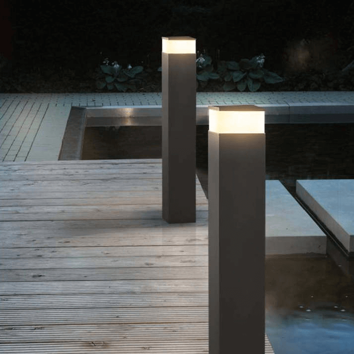 Moderne LED-udendørsarmatur i metal