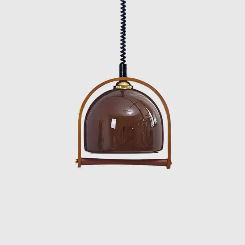 Bauhaus-stil lampe i træ