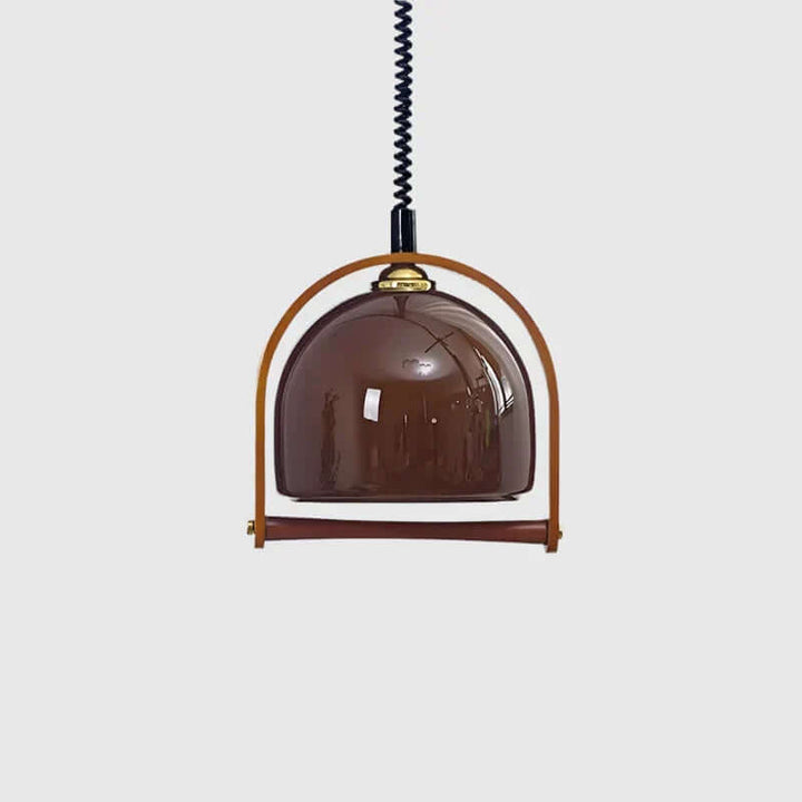 Bauhaus-stil lampe i træ