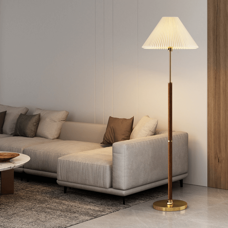 Moderne Rispapirlampe - Gulvlampe