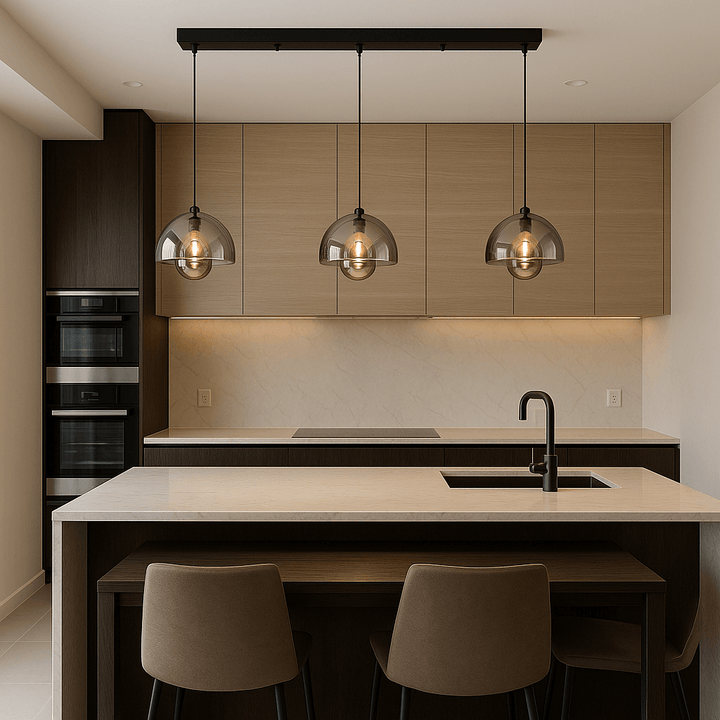 Moderne 3-LED Køkken Pendel - Perfekt til dit hjem