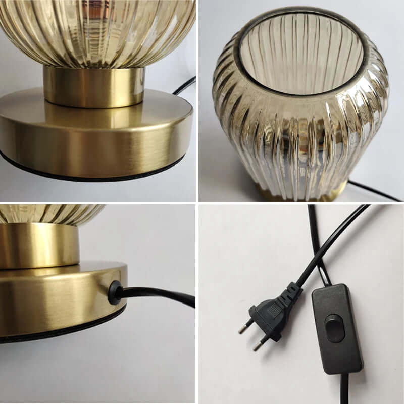 Moderne bordlampe grøn stil A