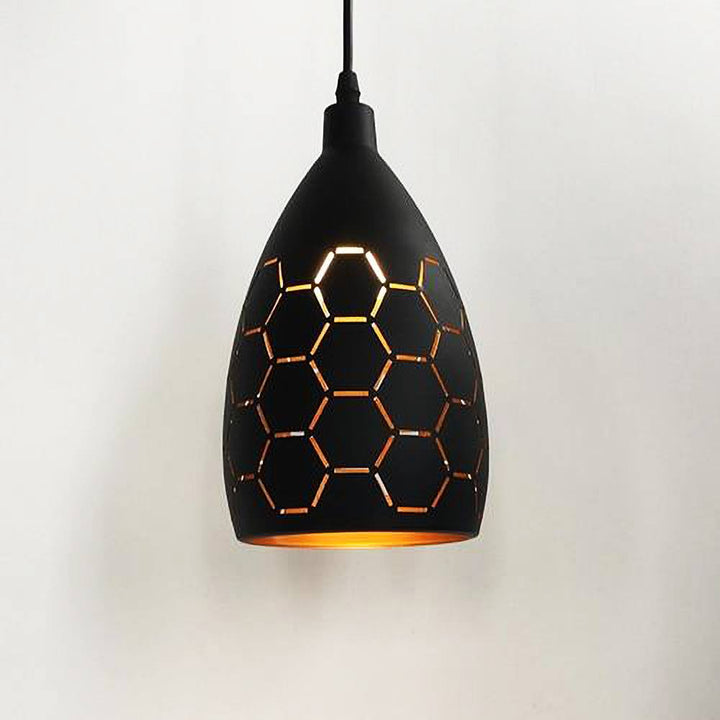 Moderne metal pendel lampe med mønster