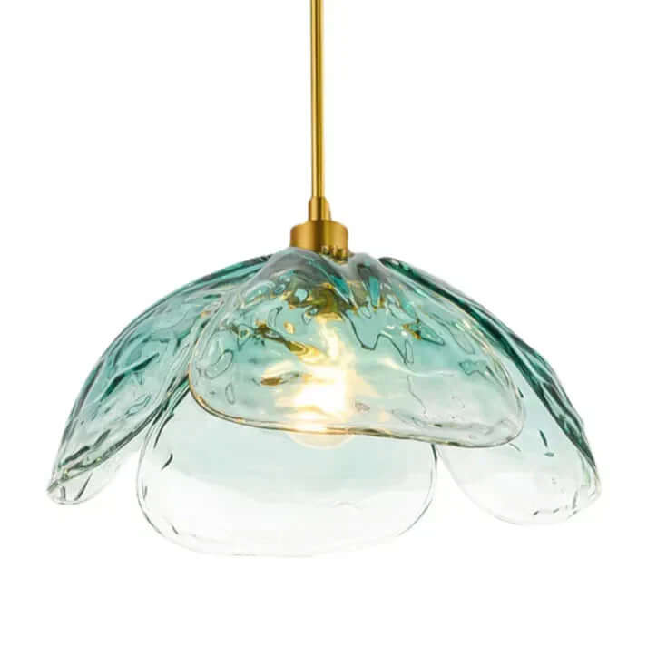 Kreativ Blomsterblad Nattbordslampe