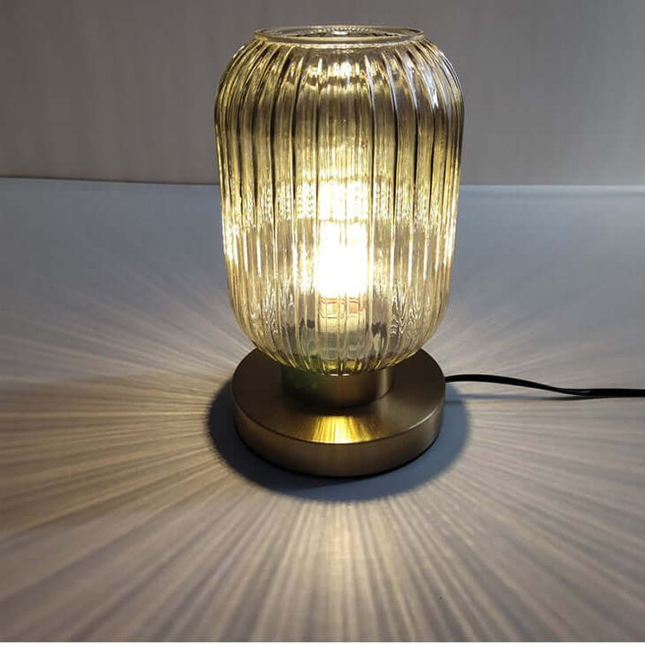 Moderne bordlampe rav stil B