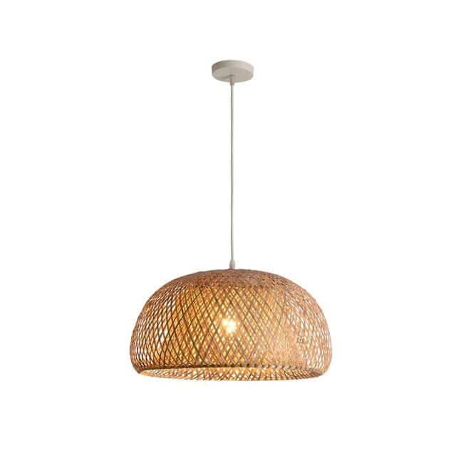 Bambus pendel lampe
