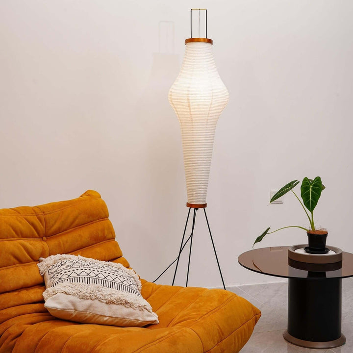 Lampadaire En Papier De Riz