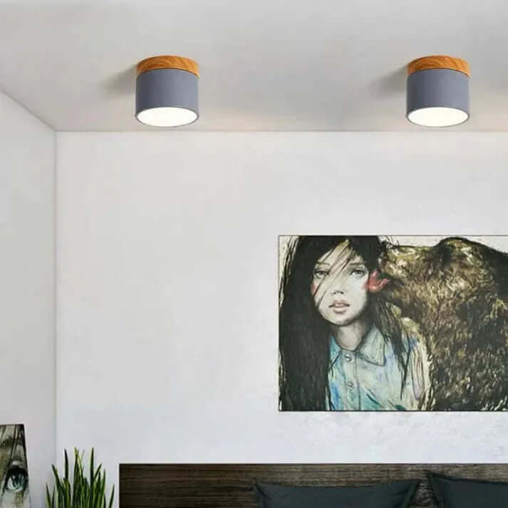 Moderne LED-loftslampe til gangen