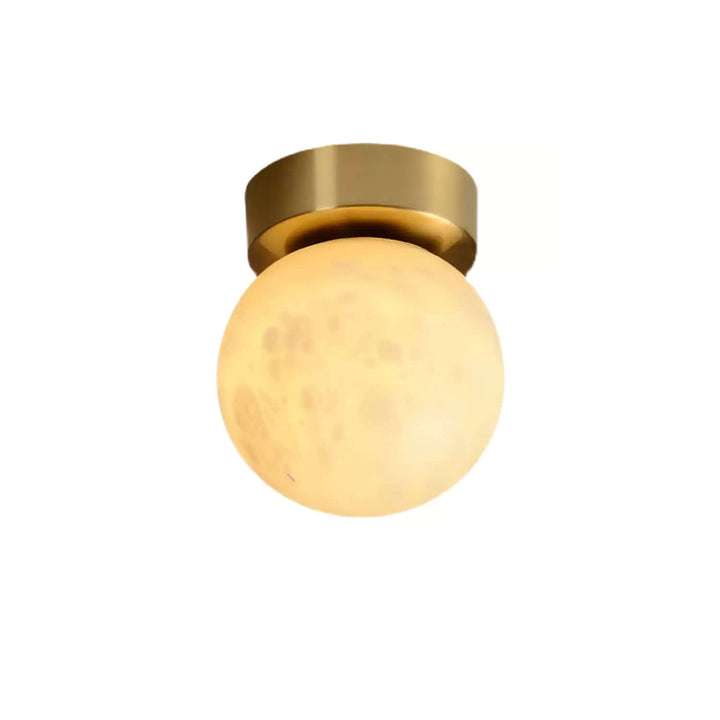 Måne lys alabaster loftlampe