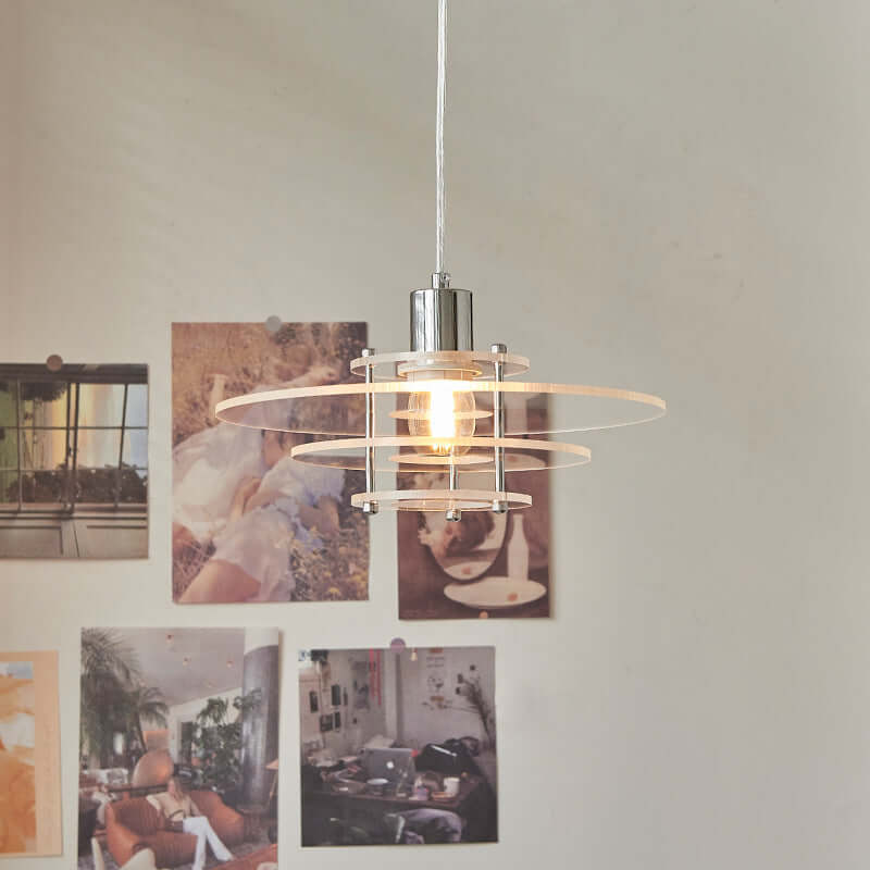 Moderne UFO-formet pendellampe, vintage stil