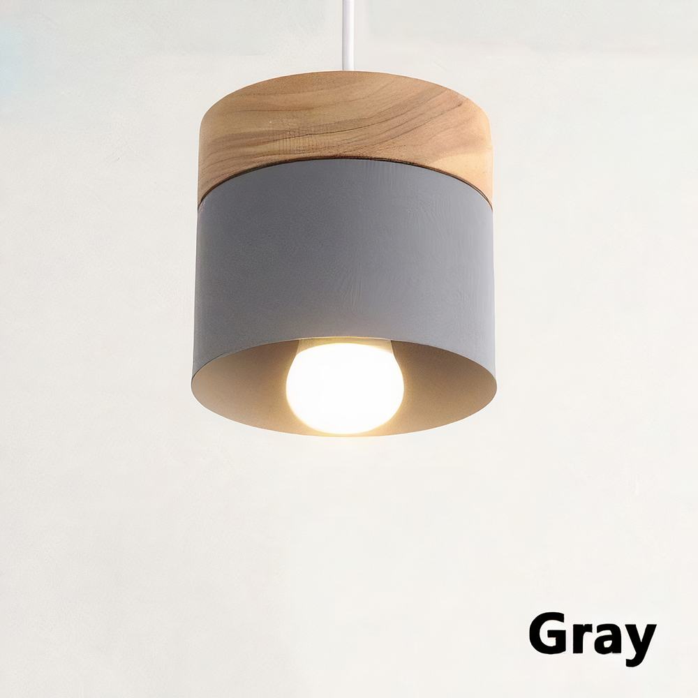 Elegant Træ Pendel - Børneværelse Natbordlampe