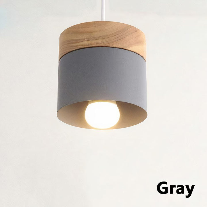 Elegant Træ Pendel - Børneværelse Natbordlampe