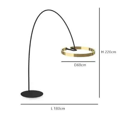 LED-lattiavalaisin eri kokoja