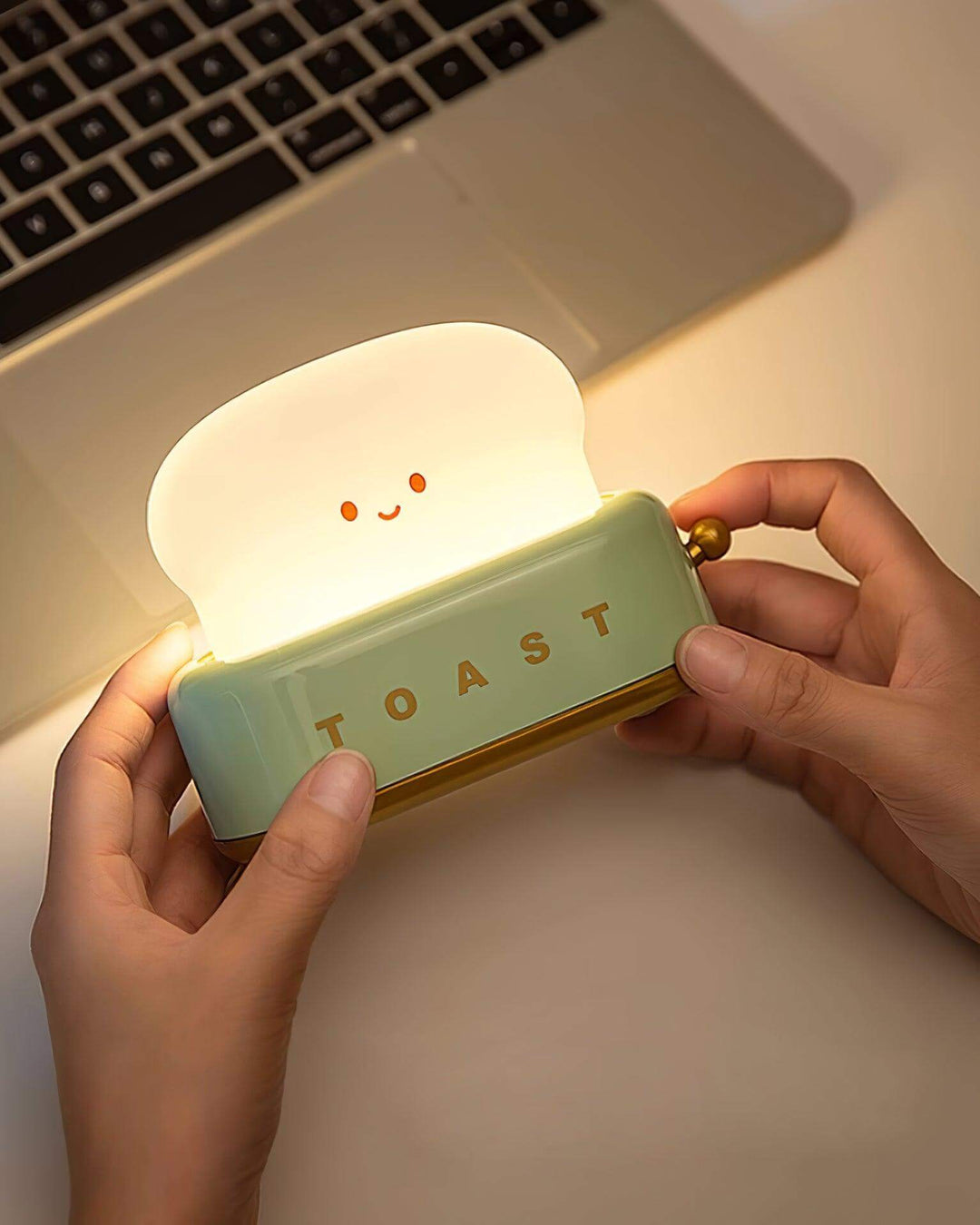 Lampe De Table Toaster Design (Pile Intégrée)