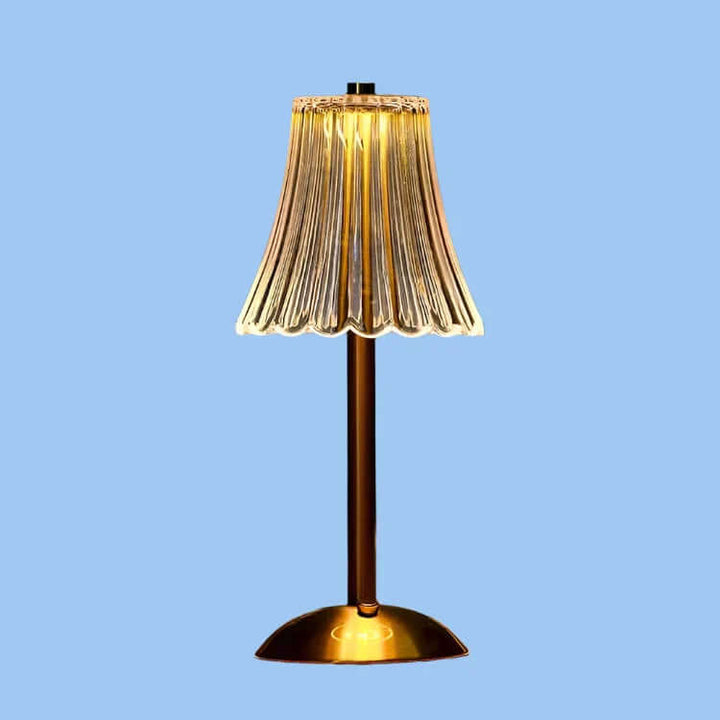 Trådløs krystalmetal bordlampe
