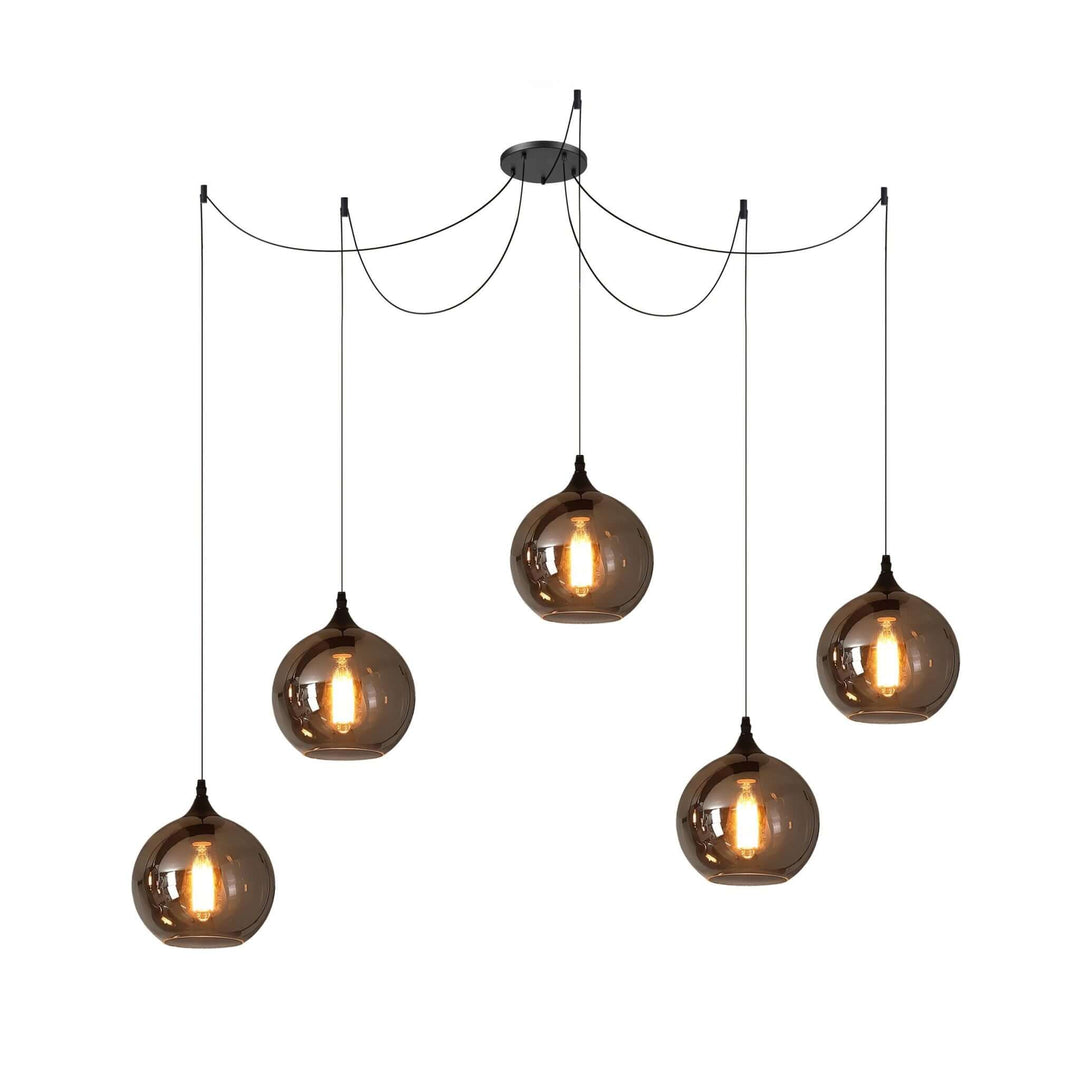 Moderne Glasflaske Pendellampe