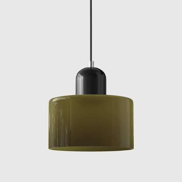 Moderni lasinen Bauhaus-tyylinen riippuvalaisin
