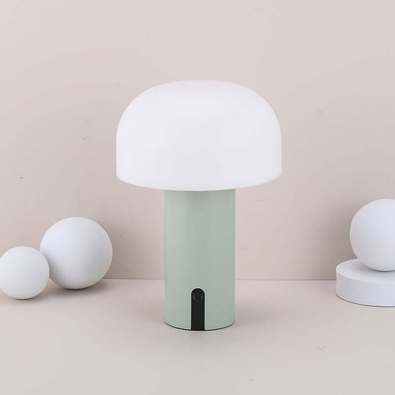 Moderne champignon bordlampe i europæisk design