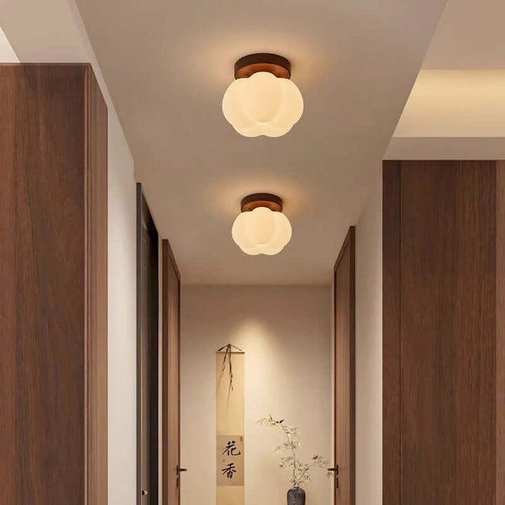 Hyggelig pæreformet loftslampe