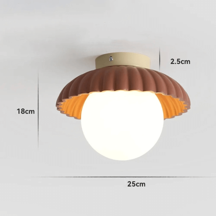 Jern Loftlampe, Soveværelseslampe, 25cm