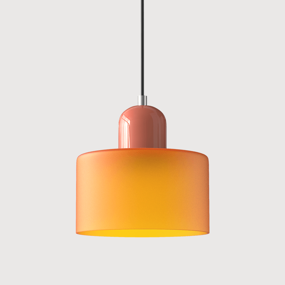 Moderni lasinen Bauhaus-tyylinen riippuvalaisin
