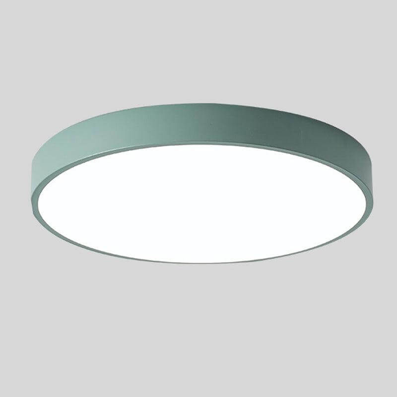 Moderne rund træ loftlampe - Skandinavisk stil