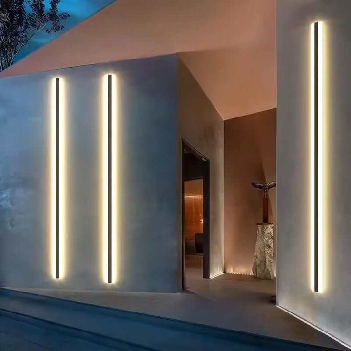 Moderne LED-væglampe - Stribet design
