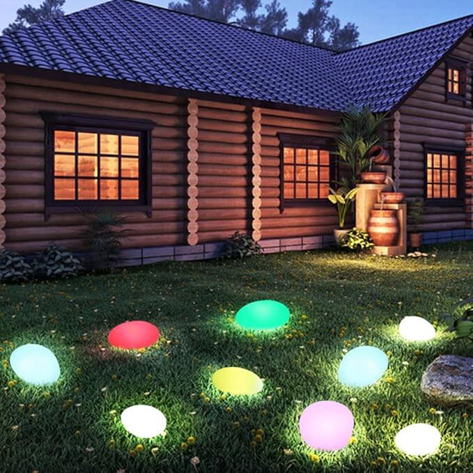 Udendørs havebelysning - Cobblestone lampe