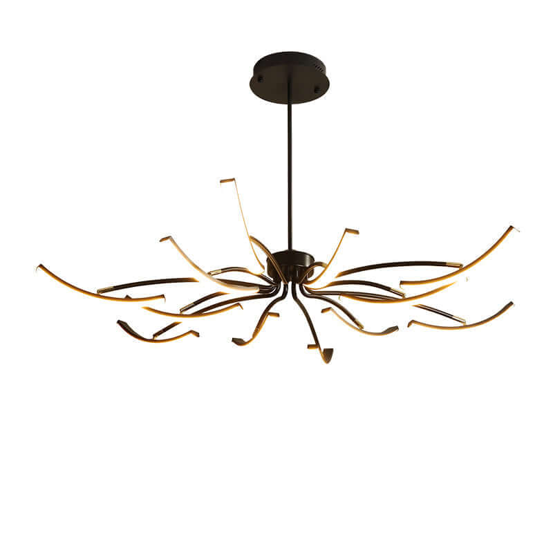 Moderne loftlampe i stuen