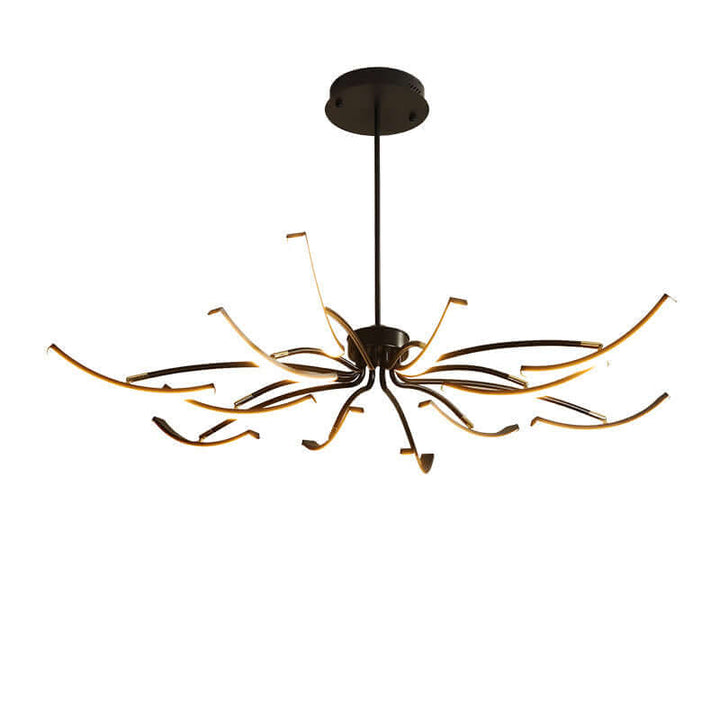 Moderne loftlampe i stuen