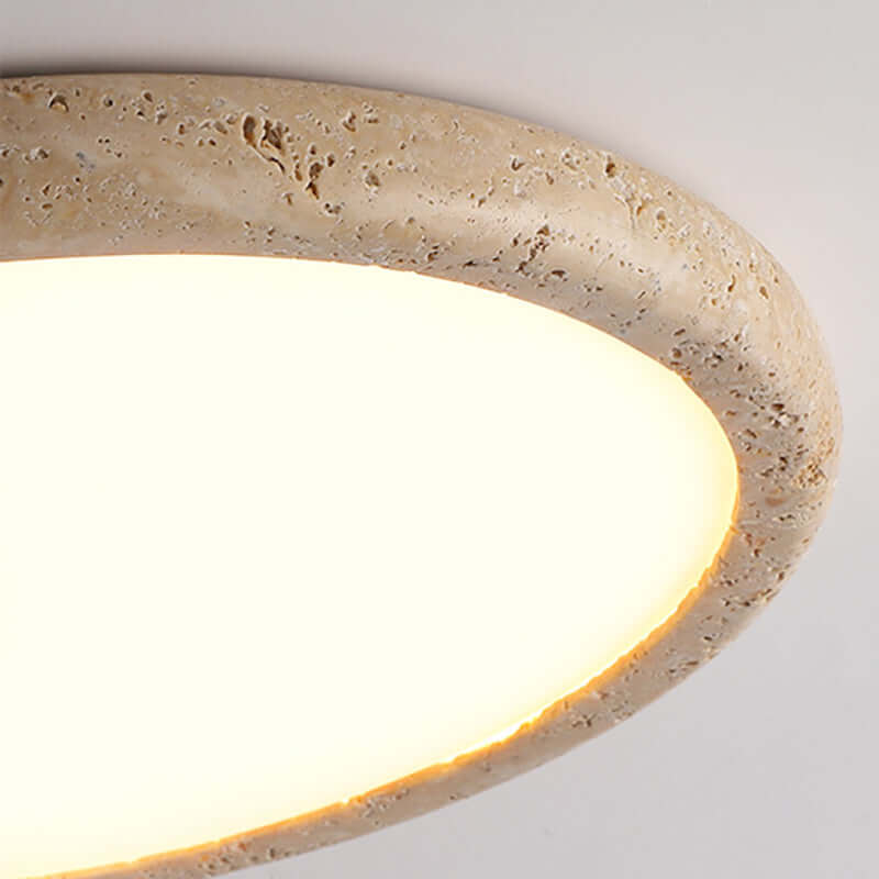 LED loftlampe i natursten
