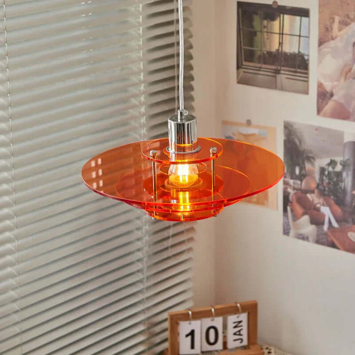 Moderne UFO-formet pendellampe, vintage stil