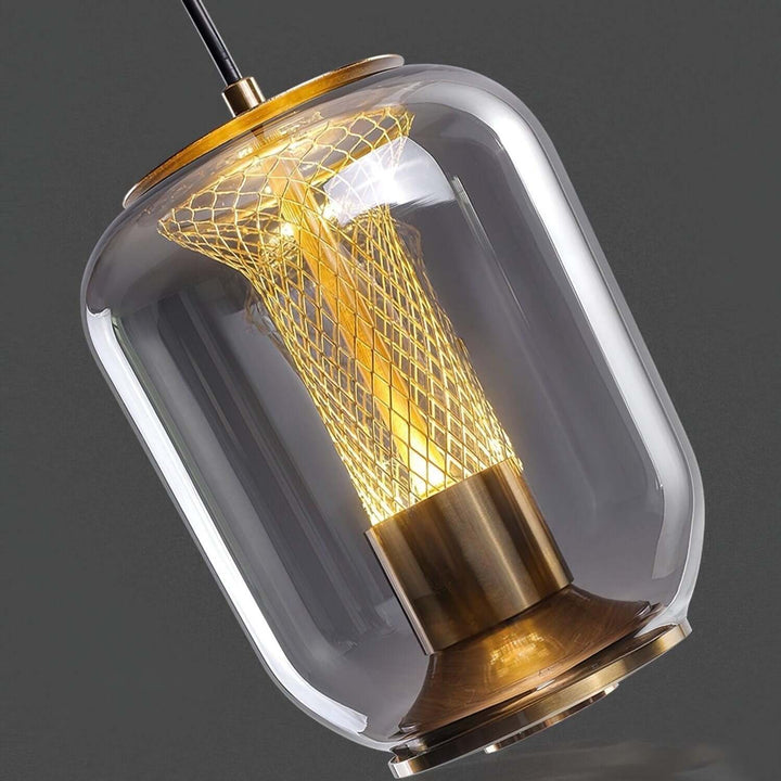Billede af lampen med forskellige lysindstillinger