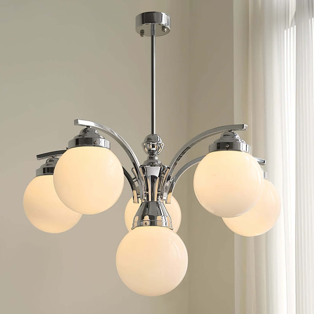 Retro Salamanca Kroonluchter Rond Glas Licht