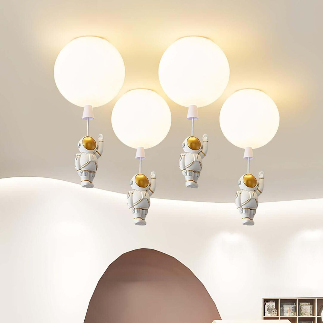 Moderne Måne/Astronaut LED Loftlampe