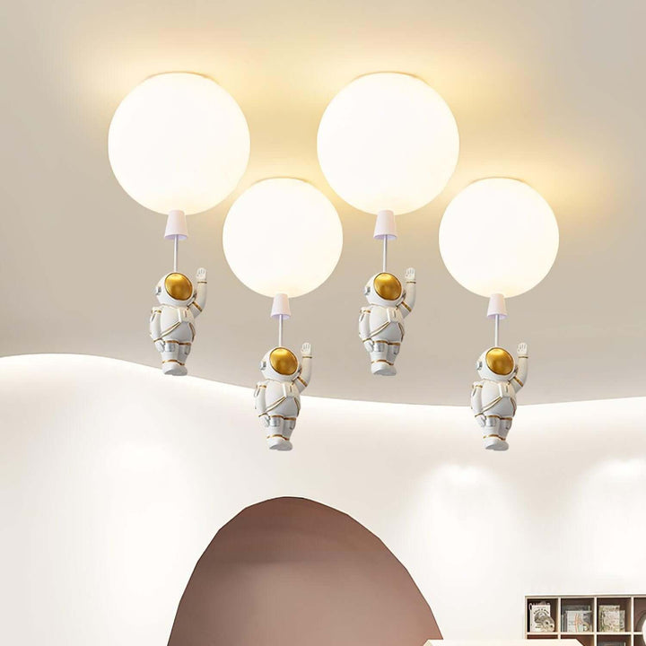 Moderne Måne/Astronaut LED Loftlampe