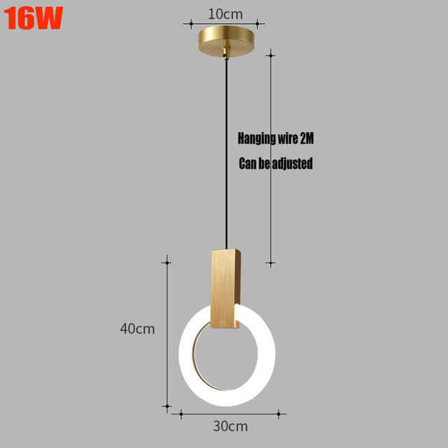 Moderne LED-pendellampe