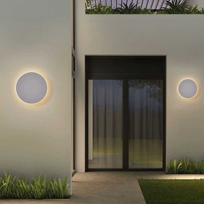 Minimalistisk LED-udendørs væglampe